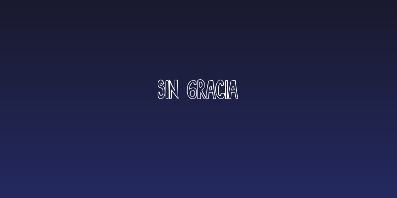 Sin Gracia Social Header