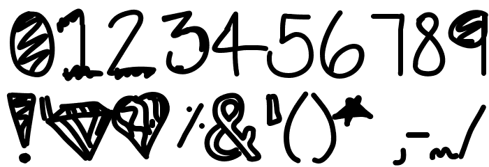 SinCity Font OTHER CHARS