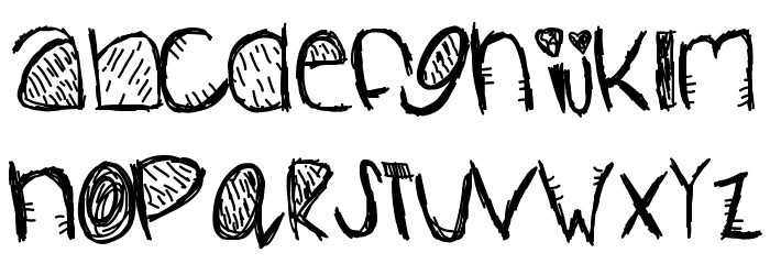 SinCity Font LOWERCASE
