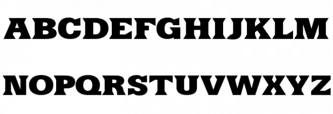 SinRazon Schriftart Kleinbuchstaben