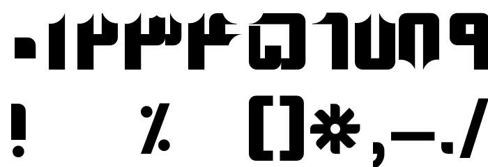 Sinaa Fancy Font OTHER CHARS