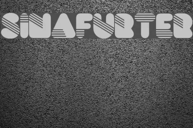 Sinafurter Font examples