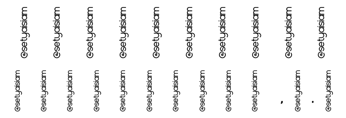 Sinaloa Cruz Font OTHER CHARS