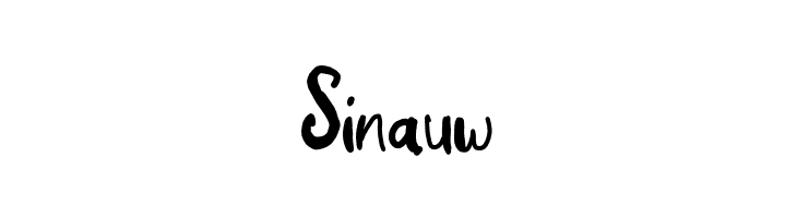 Sinauw  नि: शुल्क फ़ॉन्ट्स डाउनलोड