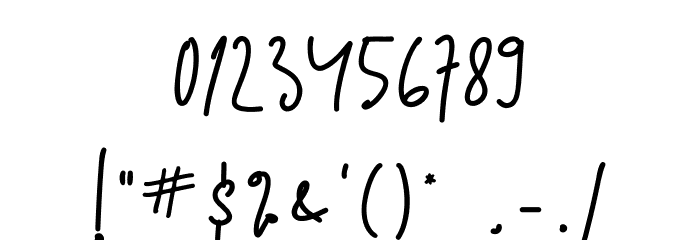 Sinawane Font OTHER CHARS