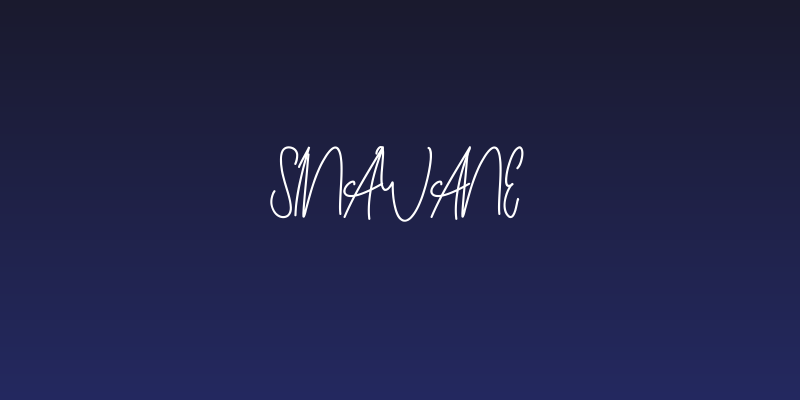 Sinawane Social Header