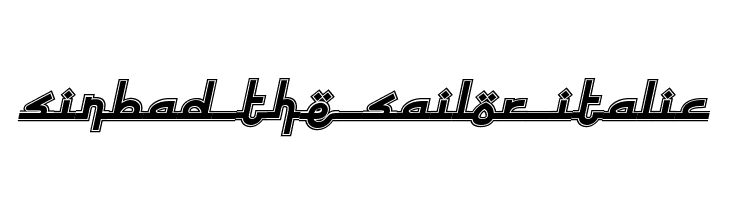 Sinbad the Sailor Italic  لخطوط تنزيل