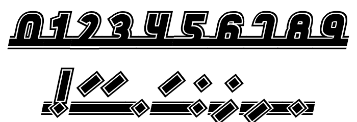 Sinbad the Sailor Italic Font OTHER CHARS