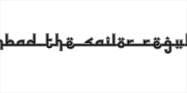 Sinbad the Sailor Regular Logo