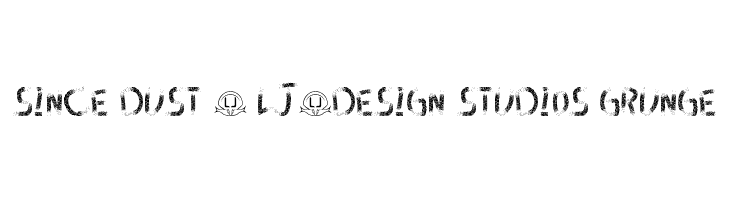 Since dust - LJ-Design Studios Grunge  font caratteri gratis