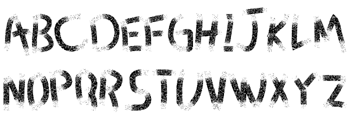Since dust - LJ-Design Studios Grunge フォント 小文字