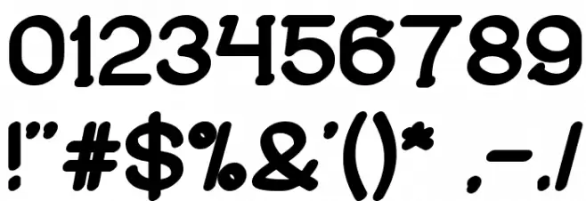 Sincere Heart Font OTHER CHARS