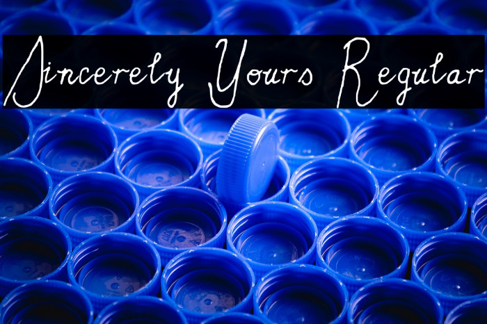 Sincerely Yours Regular Example 2