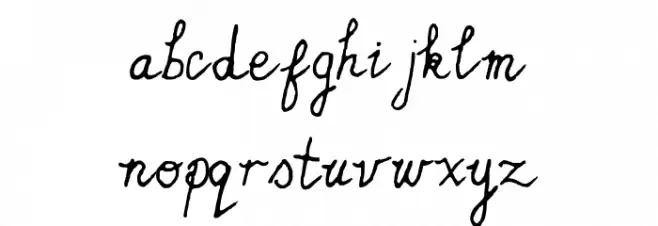 Sincerely Yours Regular Font LOWERCASE