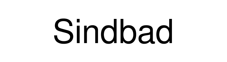 Sindbad  font caratteri gratis