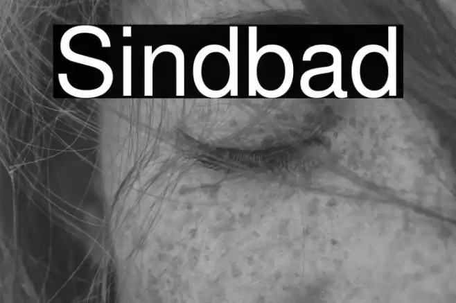 Sindbad Font examples