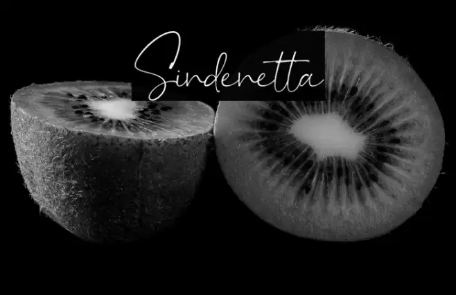 Sindenetta Font examples