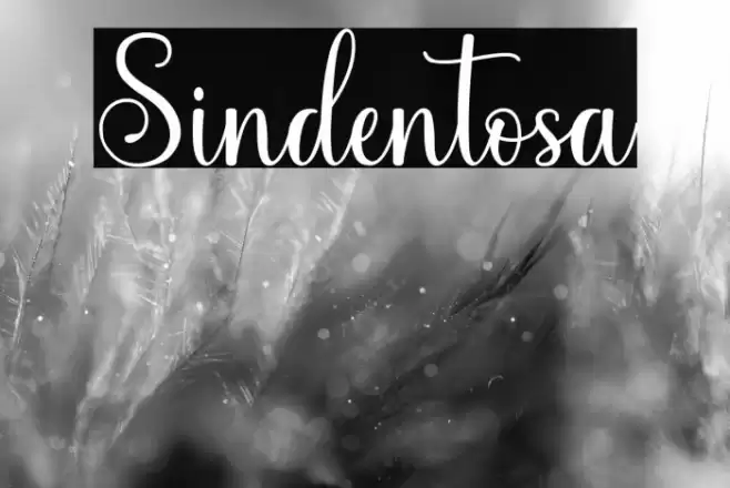 Sindentosa Font examples