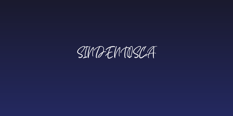 Sindentosca Social Header