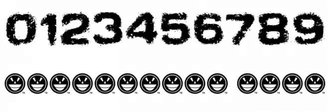 Sinder Normal Font OTHER CHARS