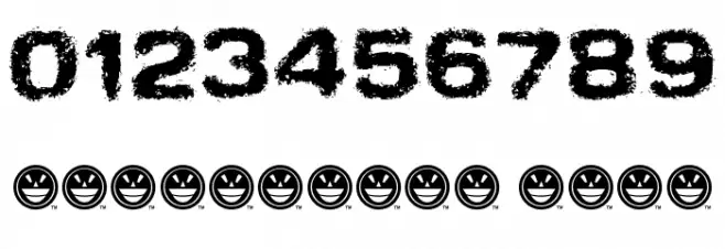 Sinder Normal Font OTHER CHARS