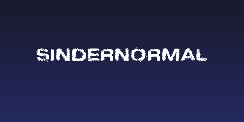 SinderNormal Social Header