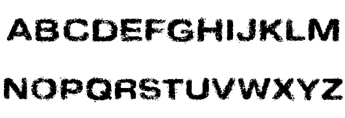 SinderNormal Font LOWERCASE