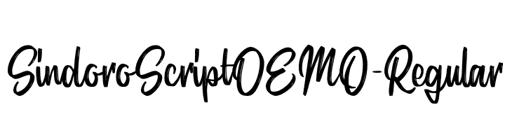 SindoroScriptDEMO-Regular  font caratteri gratis