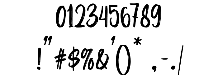 SindoroScriptDEMO-Regular Font OTHER CHARS