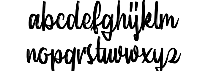 SindoroScriptDEMO-Regular Font LOWERCASE