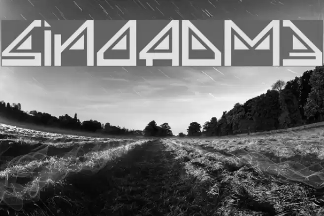 Sindrome Font examples