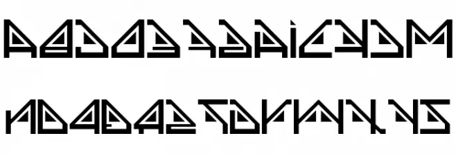 Sindrome Font LOWERCASE
