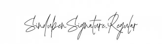 SindupenSignature-Regular  تنزيل الخطوط