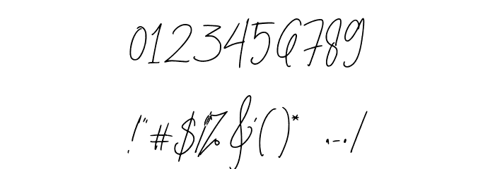 SindupenSignature-Regular 字体 其它煤焦