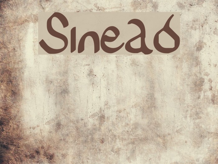 Sinead Font examples