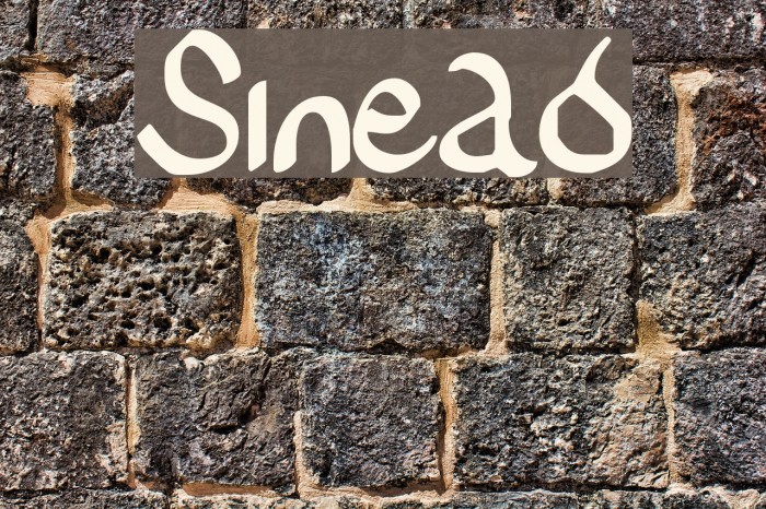 Sinead Font examples