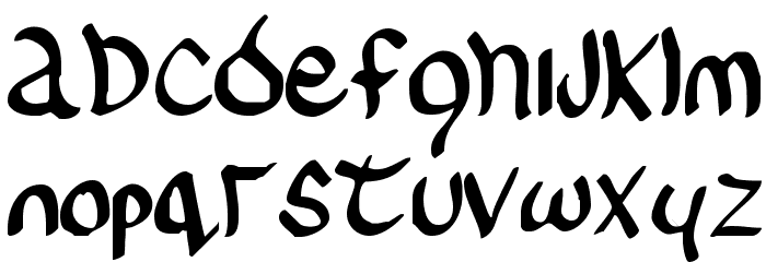 Sinead Font LOWERCASE