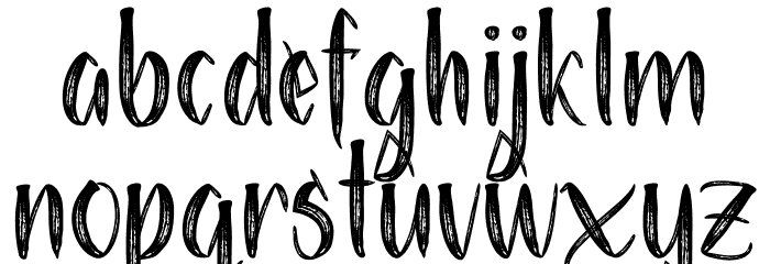Sinelys Font LOWERCASE