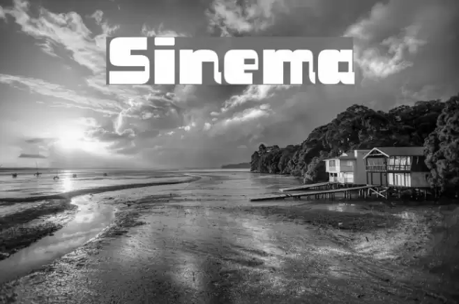 Sinema Font examples