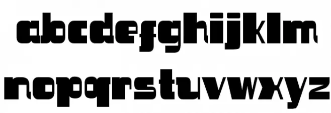 Sinema Schriftart Kleinbuchstaben