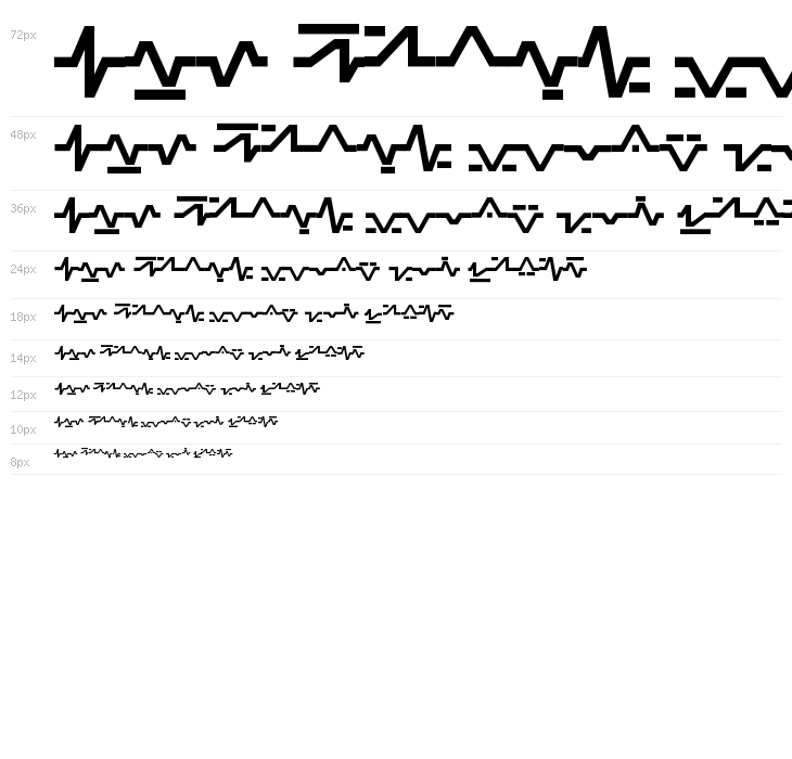 Sinescript Waterfall