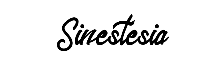 Sinestesia  Frei Schriftart Herunterladen