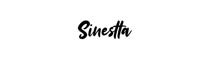 Sinestta  font caratteri gratis