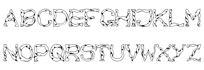 Sinew Font LOWERCASE