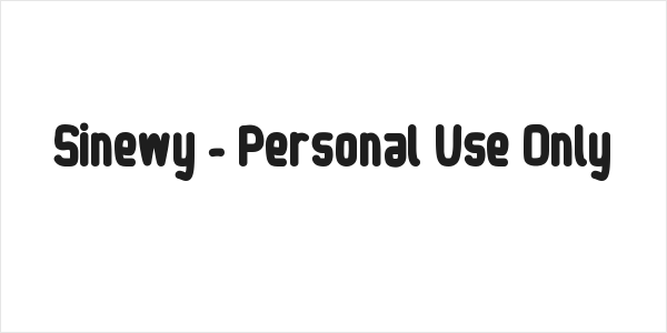 Sinewy - Personal Use Only Logo