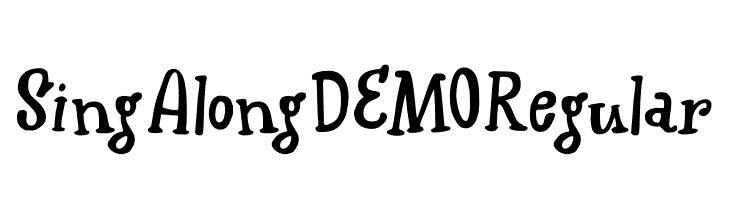 Sing Along DEMO Regular  免费字体下载