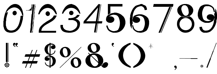 Sing With Me Regular Font OTHER CHARS