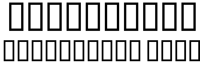 SingOut-Regular Font OTHER CHARS