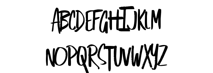 SingOut-Regular Font LOWERCASE