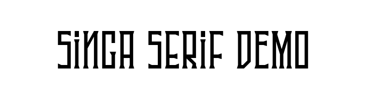 Singa Serif DEMO  フリーフォントのダウンロード